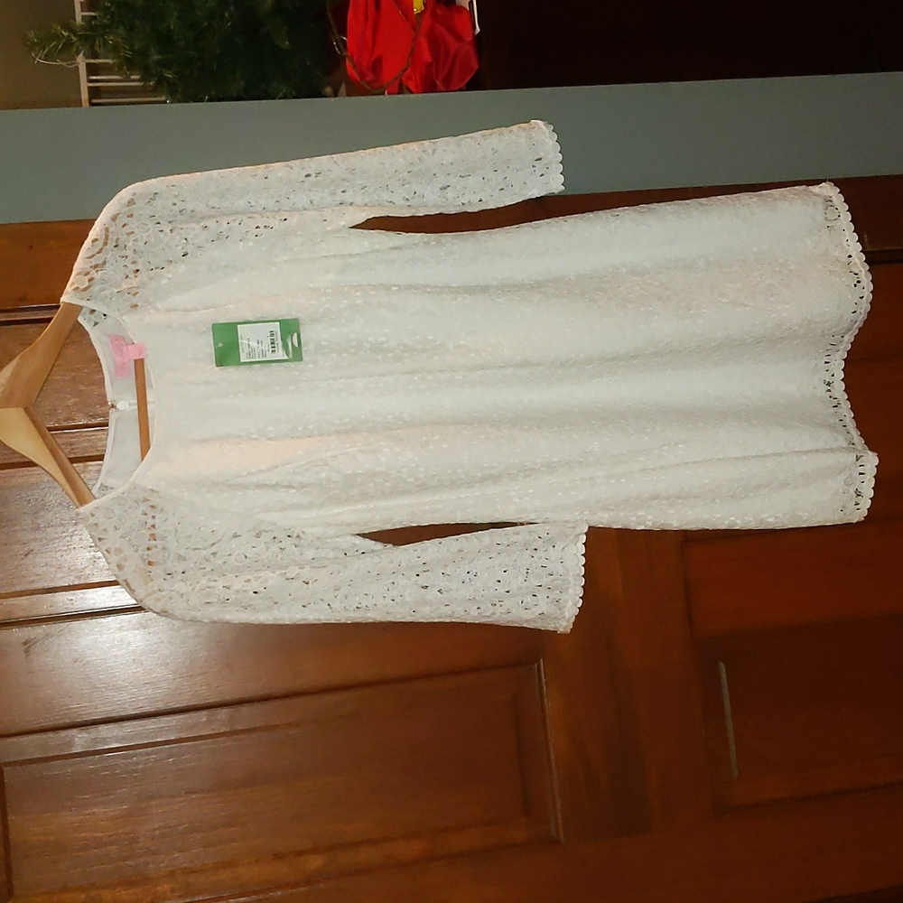 NEW Rylee Shift Circle Lace Dress 4